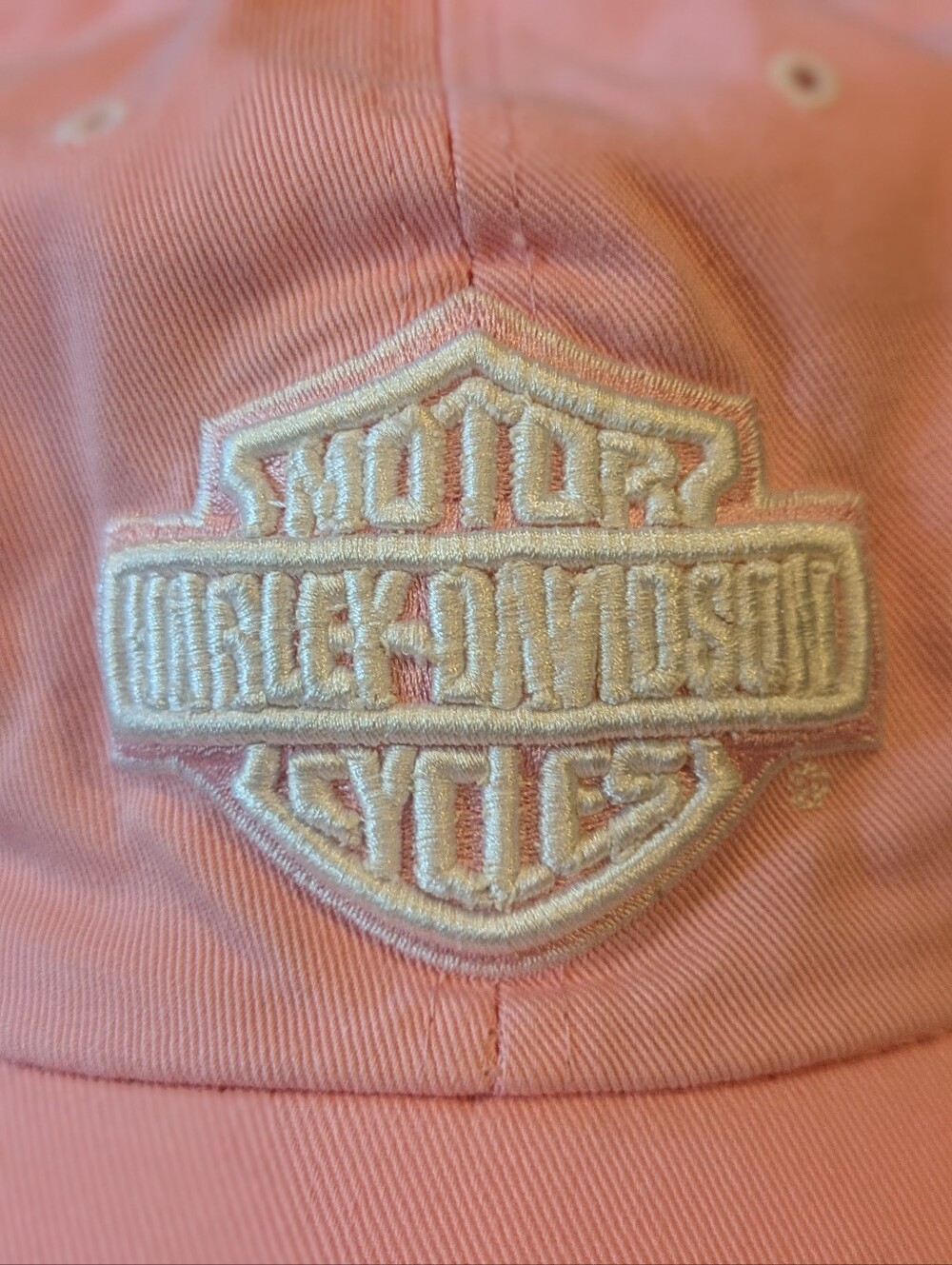 Harley Davidson Pink Embroidered Cap